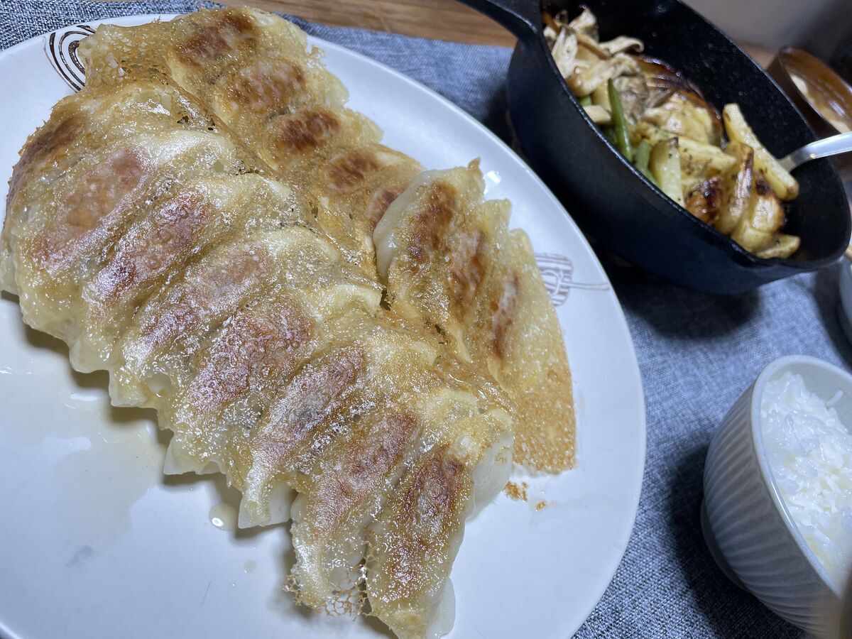 上手に焼けた餃子