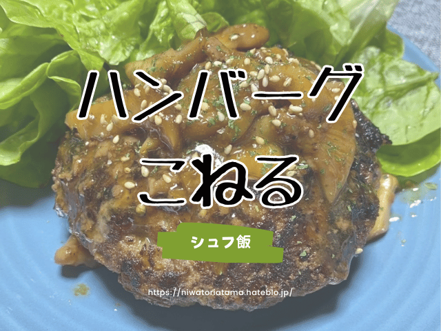 お手製ハンバーグ