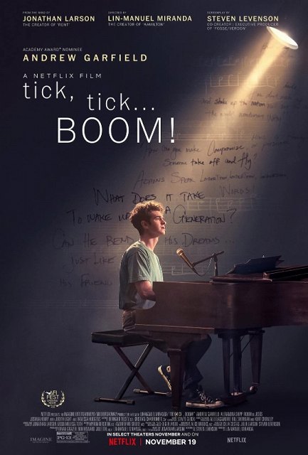 感想評価)ミュージカルの定義を覆した男ジョナサン・ラーソンの物語…Netflix映画tick, tick... BOOM!チック、チック…ブーン!(感想)