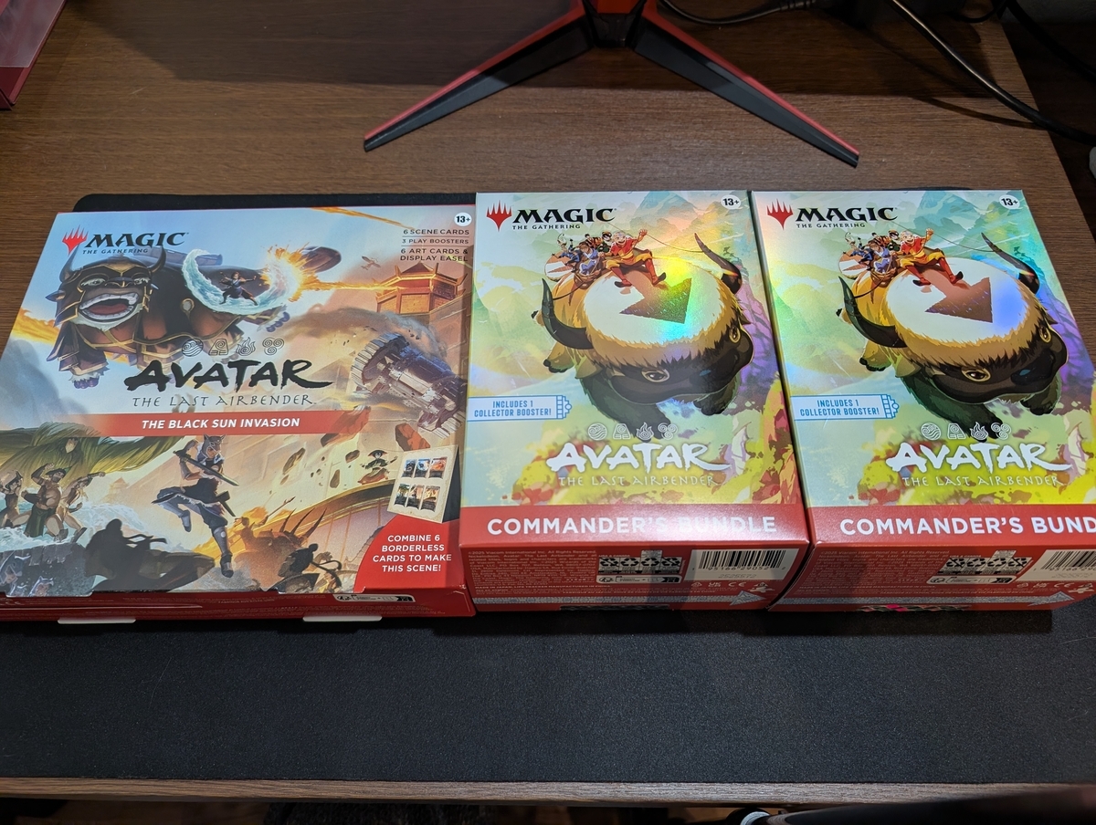 アバター 伝説の少年アン】 Commander's Bundle ほか開封