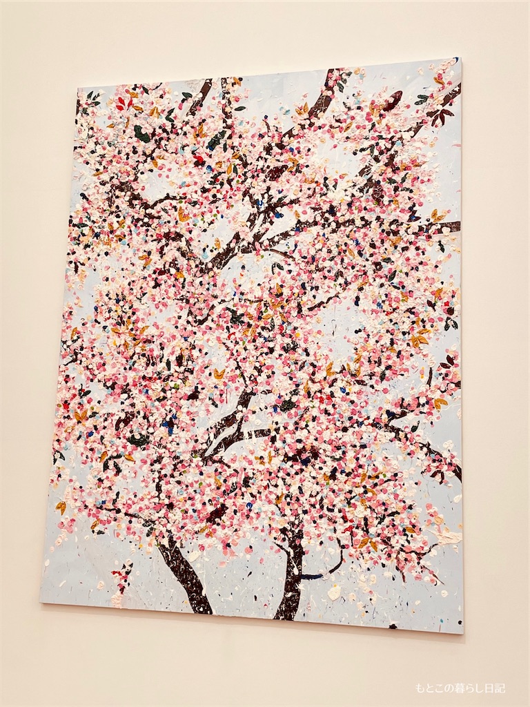 大切な時間の桜 ダミアン・ハースト 国立新美術館