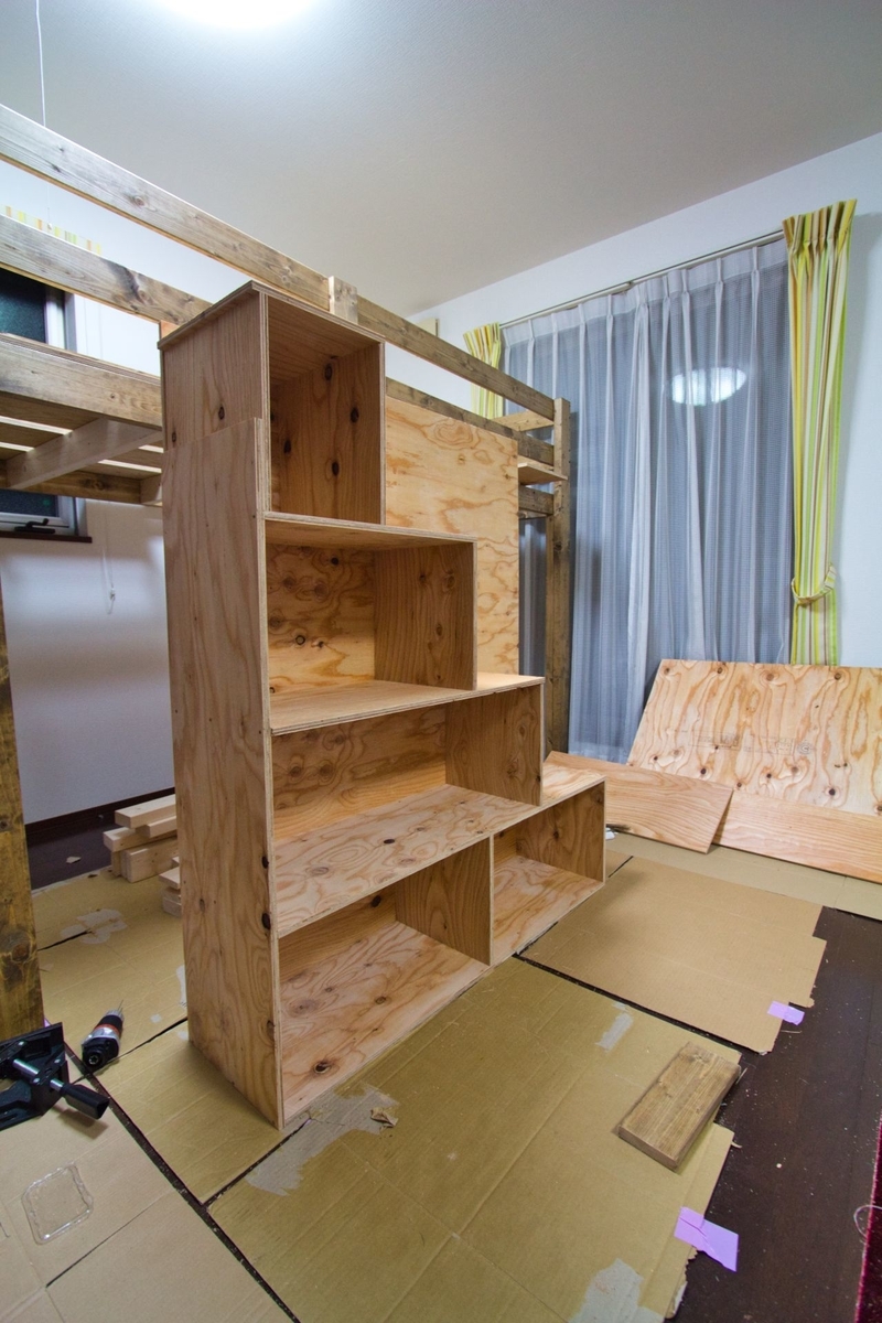 ロフトベッド作製 階段部分 クラフト ラボ Craft Lab