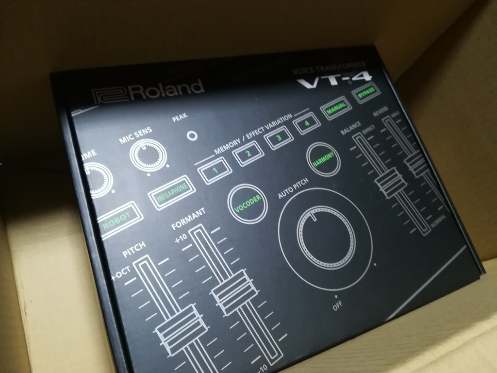 VT-4が届いたので簡易レビュー - ムセキツイブログ