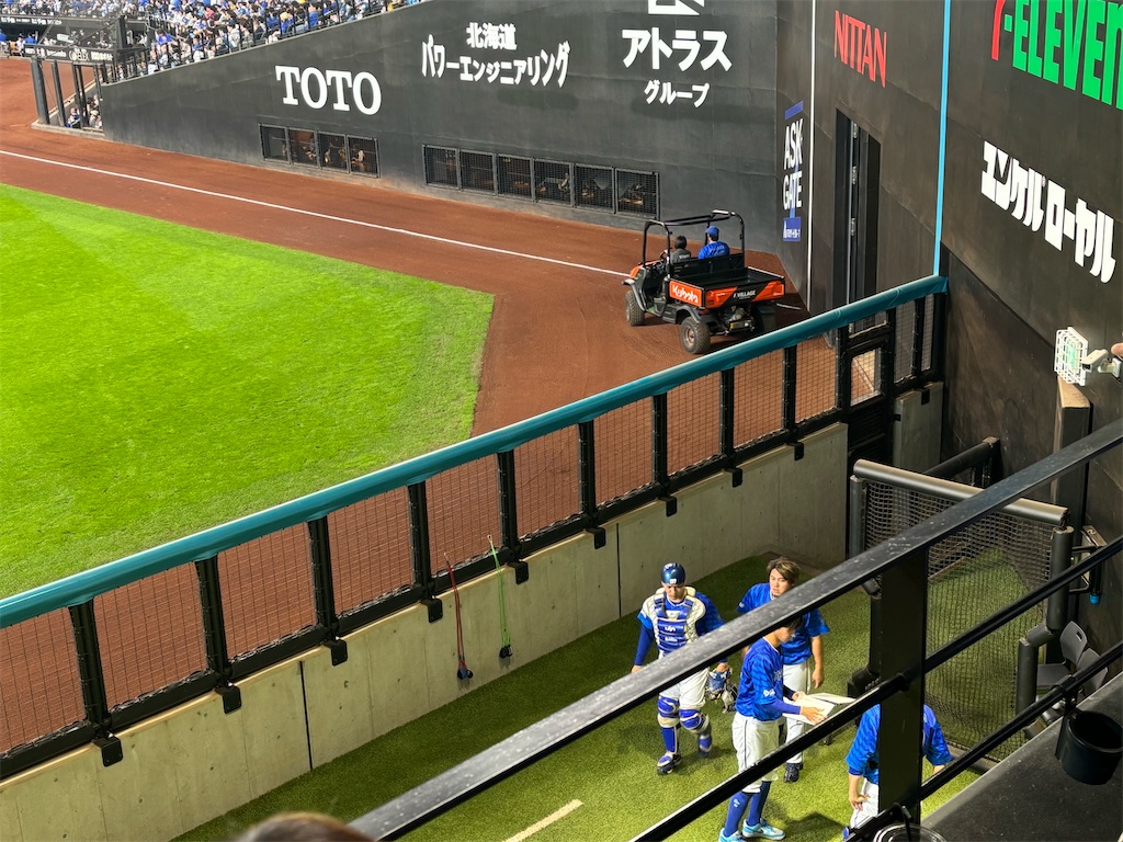 日ハム観戦チケット エスコンフィールド ブルペンシート最前列 ペア