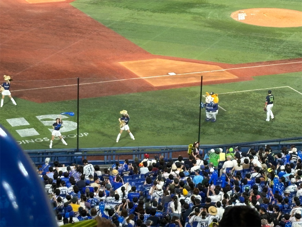 ○4－5ヤクルトスワローズ ＠横浜スタジアム DB応援内野指定席B