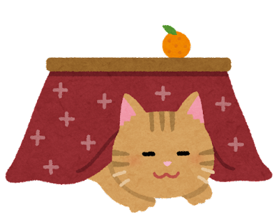 こたつと猫