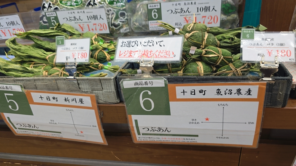 笹団子のおすすめチャート