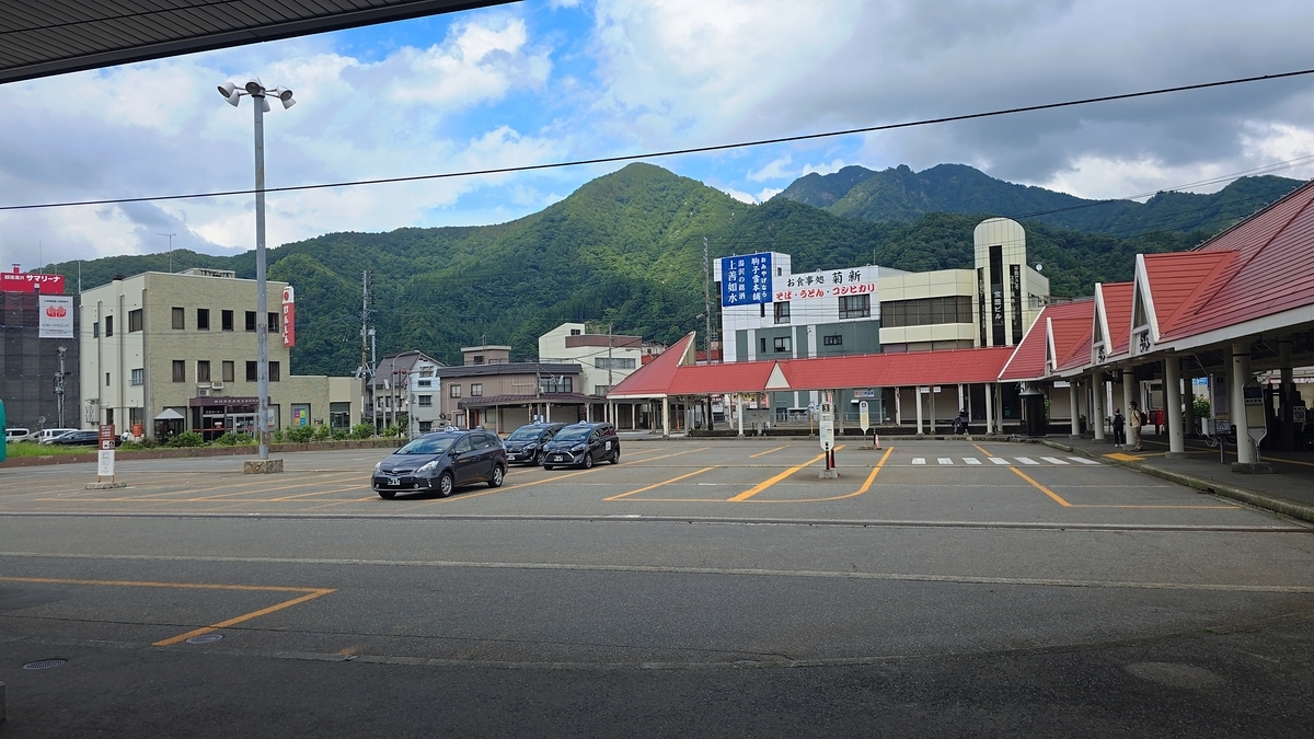 バス停から見える景色