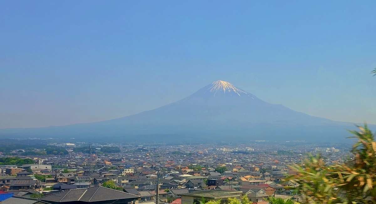 特急ふじかわ　富士山