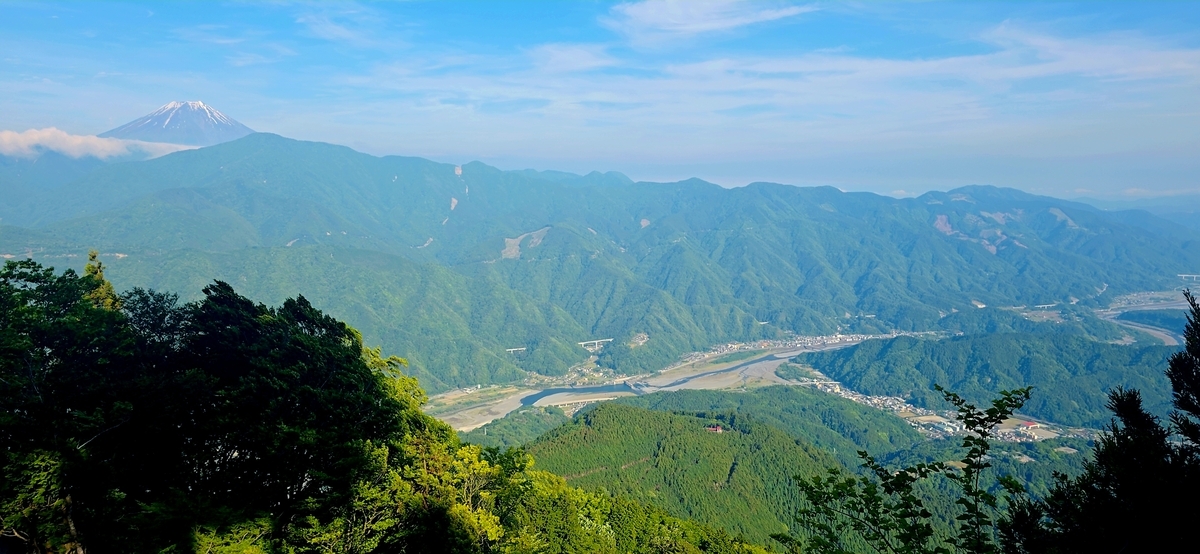 身延山  富士山