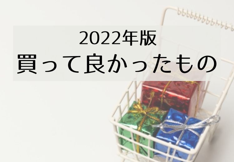 2022年版・買って良かったもの