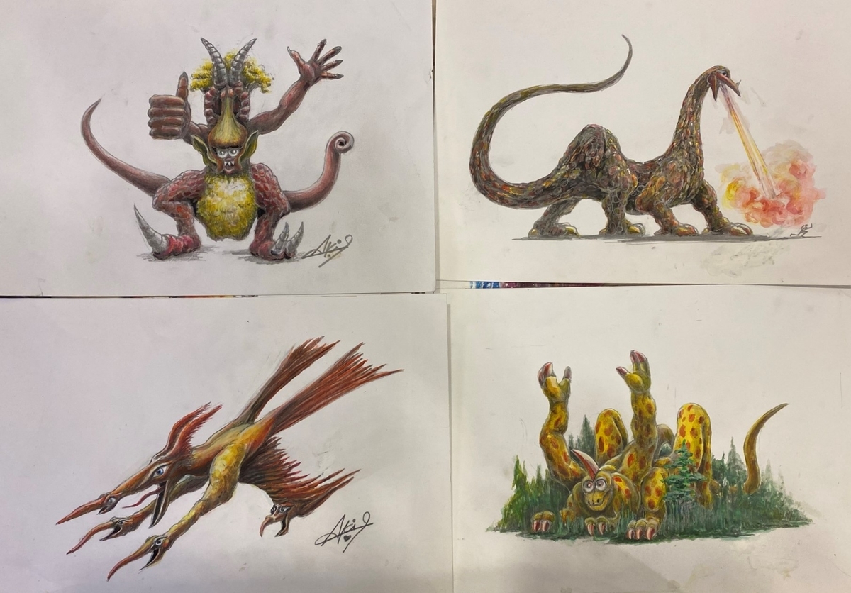 井口昭彦 ウルトラマン キャラクターイラスト原画 - むじなのデータ