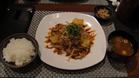 豚のショウガ焼き