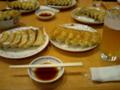 [食事]来らっせにて。餃子会館+白美人+生ビール。(20070407)