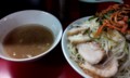 [ラーメン二郎]ラーメン二郎湘南藤沢店にて。大豚入り+つけ麺+ニラキムチ。(20110709)