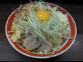 [ラーメン二郎]ラーメン二郎横浜関内店にて。小ぶた+汁なし+粉チーズ。(20110808)