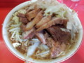 [ラーメン二郎]ラーメン二郎三田本店にて。ぶた入り大ラーメン。(20110831)