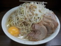 [ラーメン二郎]ラーメン二郎横浜関内店にて。大ぶた+生玉子。(20110920)