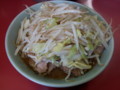 [ラーメン二郎]ラーメン二郎桜台駅前店にて。小豚入り+生たまご。(20111105)