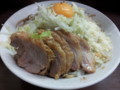 [ラーメン二郎]ラーメン二郎横浜関内店にて。大ぶた+汁なし+粉チーズ。(20111112)