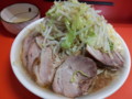 [ラーメン二郎]ラーメン二郎神田神保町店にて。大豚+生卵。(20111217)