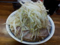 [ラーメン二郎]ラーメン二郎新小金井街道店にて。小豚入りラーメン+特製煮玉子。(2011