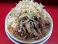 [ラーメン二郎]ラーメン二郎中山駅前店にて。小ラーメンW豚入。(20120229)