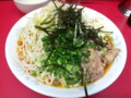 [ラーメン二郎]ラーメン二郎西台駅前店にて。大ラーメン+油そば+生玉子。(20120317)