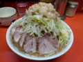 [ラーメン二郎]ラーメン二郎神田神保町店にて。小豚+生卵。(20120324)