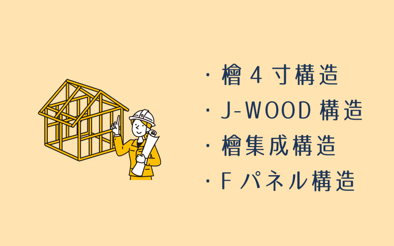 富士住建は選べる4つの工法