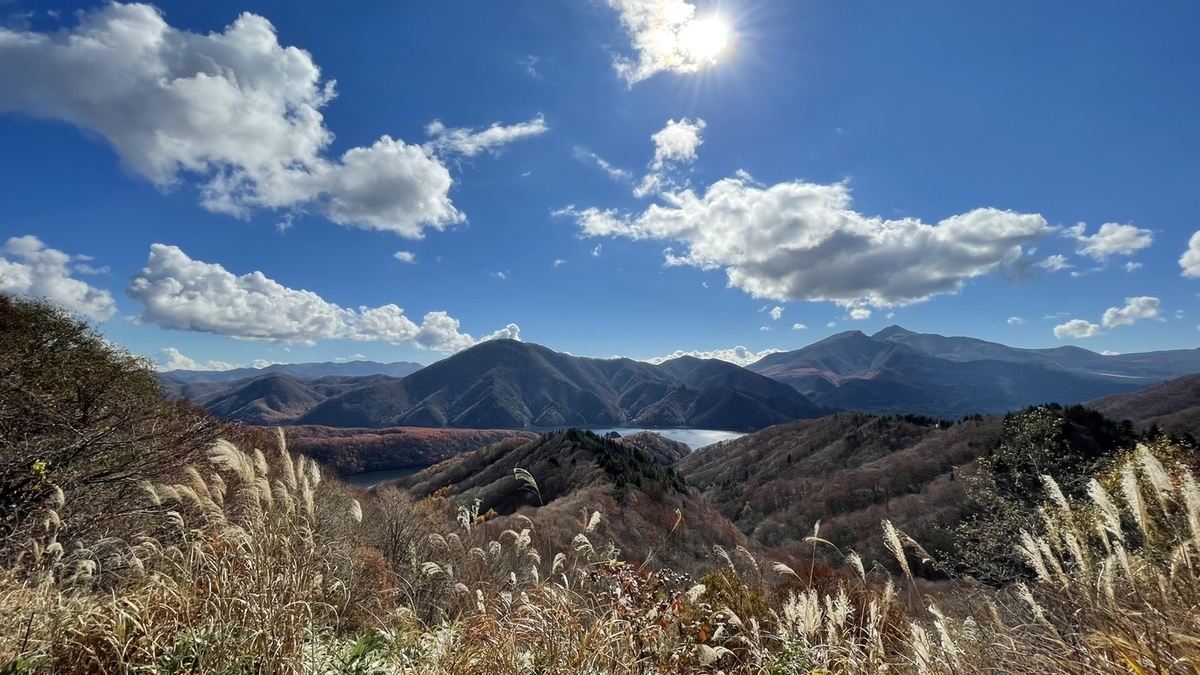 秋の紅葉　福島レイクライン