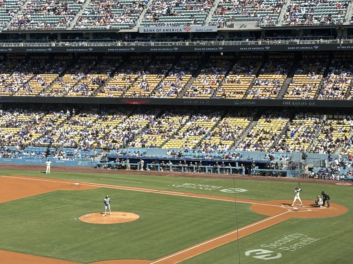 ドジャースタジアムへ大谷翔平選手を見に行こう！バンクオブアメリカ 