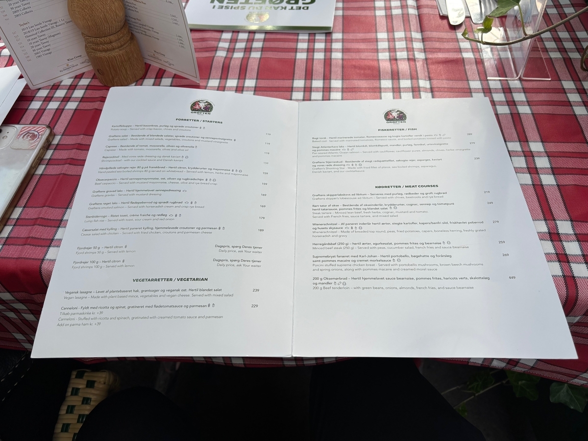 チボリ公園 デンマーク料理 Groften