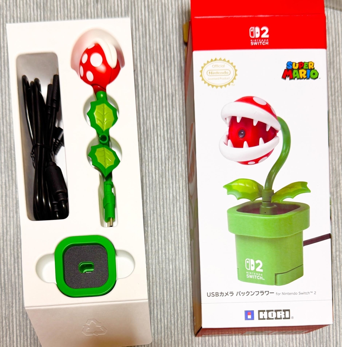USBカメラ パックンフラワー for Nintendo Switch™ 2【任天堂