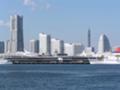 海から見たみなとみらい