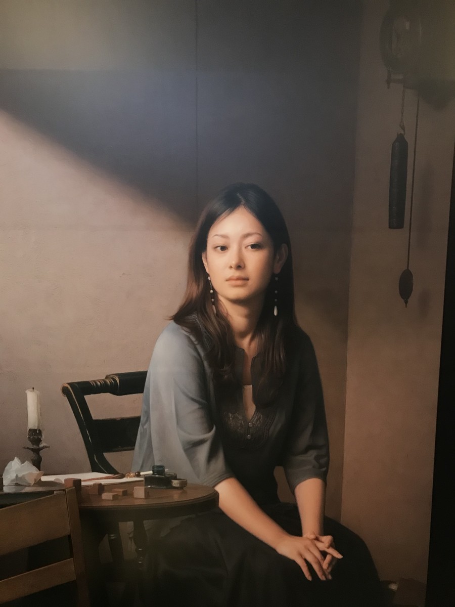 油絵 写実画 原画 油絵 写実画 原画 Yahoo!オークション - 【真作】茅原佳介 「 優