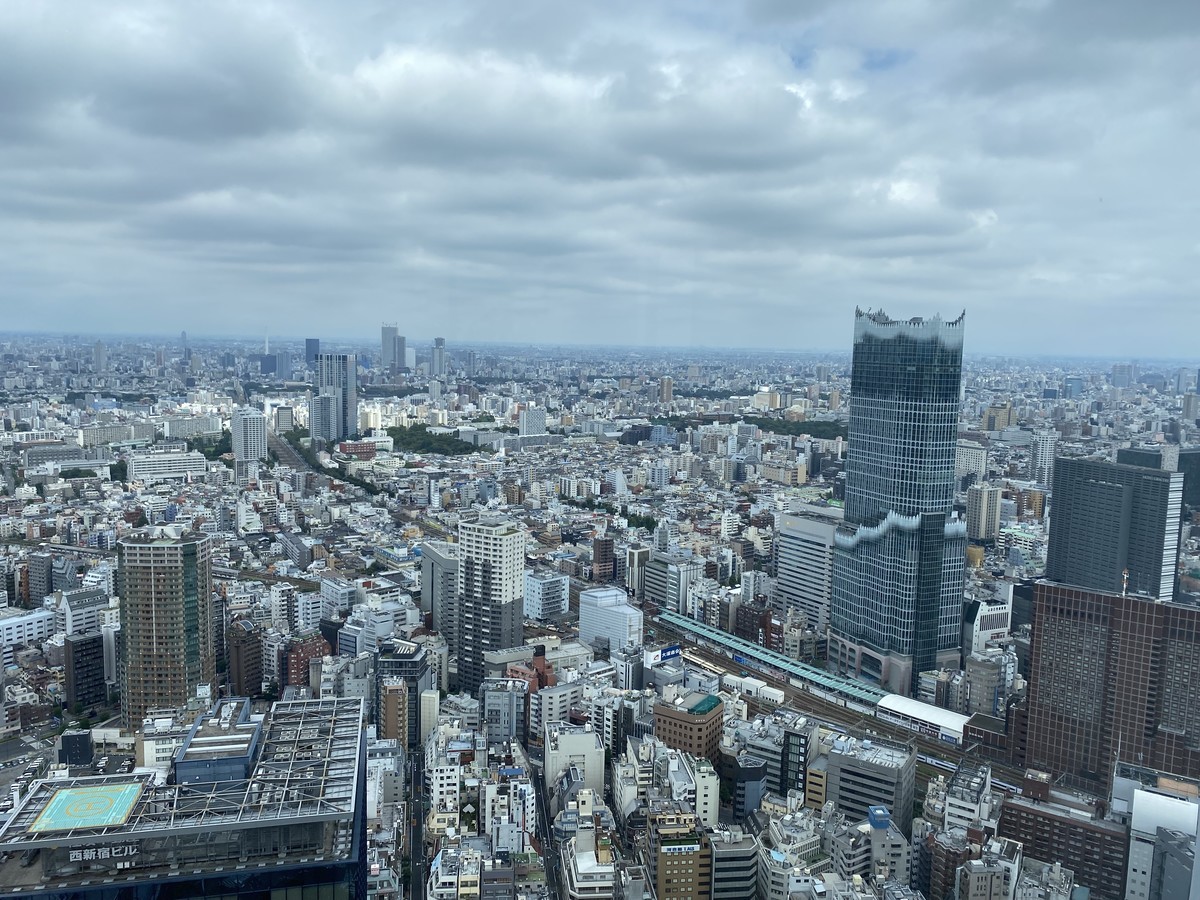 新宿高層ビルにてランチ そして久しぶりに都庁の展望室へ Muranaga S View