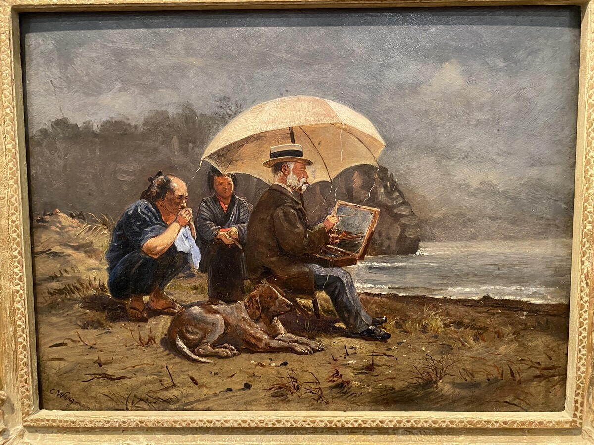 湘南をドライブして、「イギリス風景画と国木田独歩」展と美術館カフェ