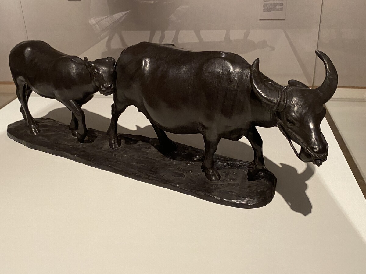 豊饒の水牛　彫刻　壁飾り 豊饒の水牛 彫刻 壁飾り
