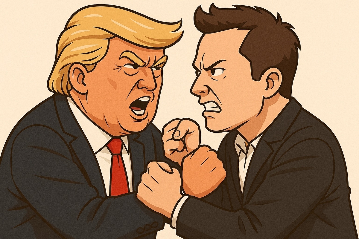 トランプ氏とマスク氏の対立劇に市場が反応