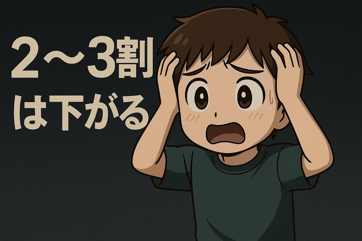 株価は2～3割下がるのが当たり前？初心者のための心構え