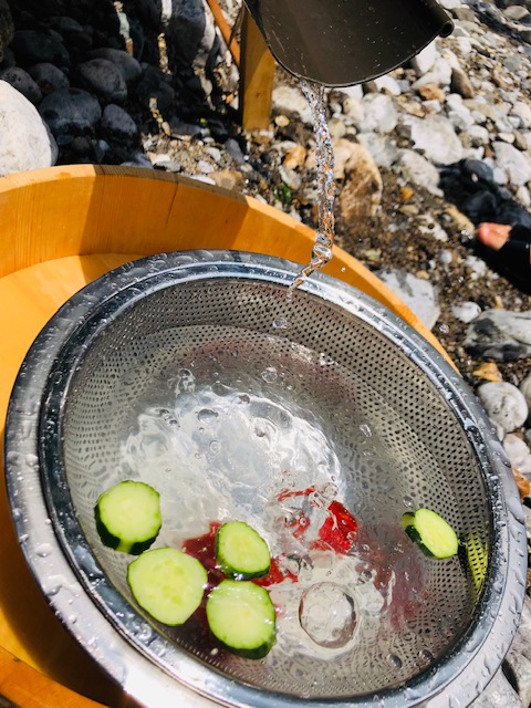 流しそうめん　涼しい　画像