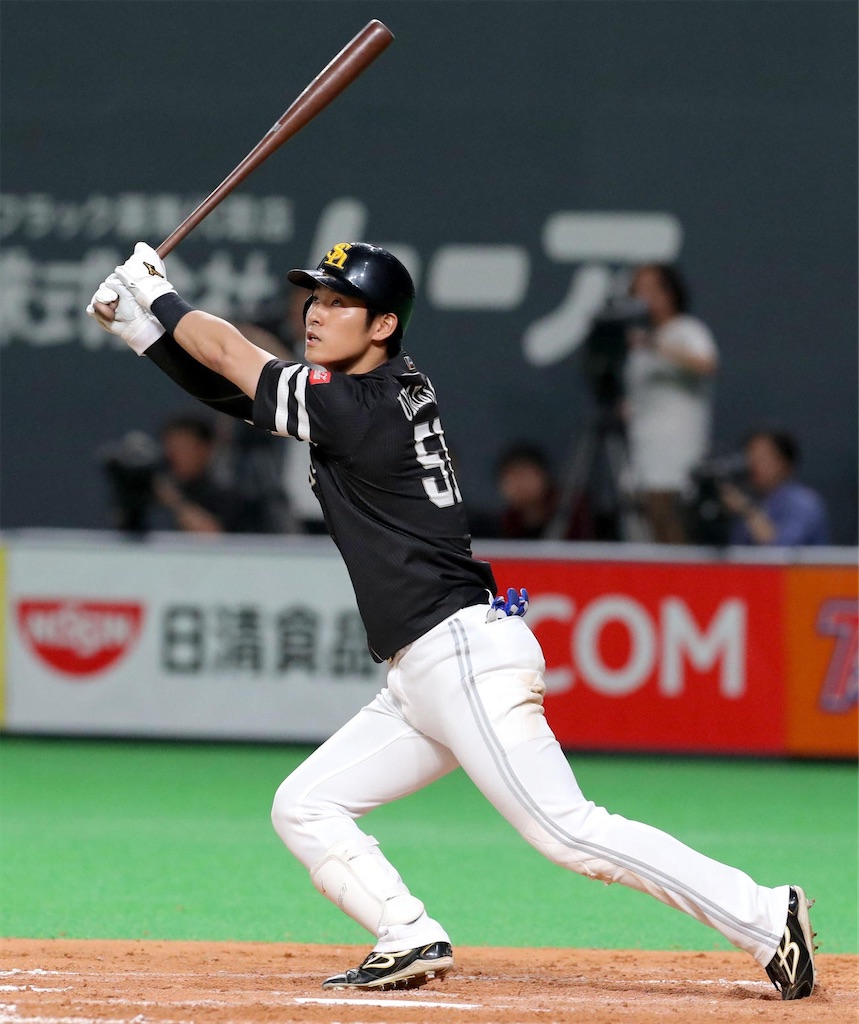 稀少】福岡ソフトバンクホークス 中村晃選手 実使用グローブ SSK