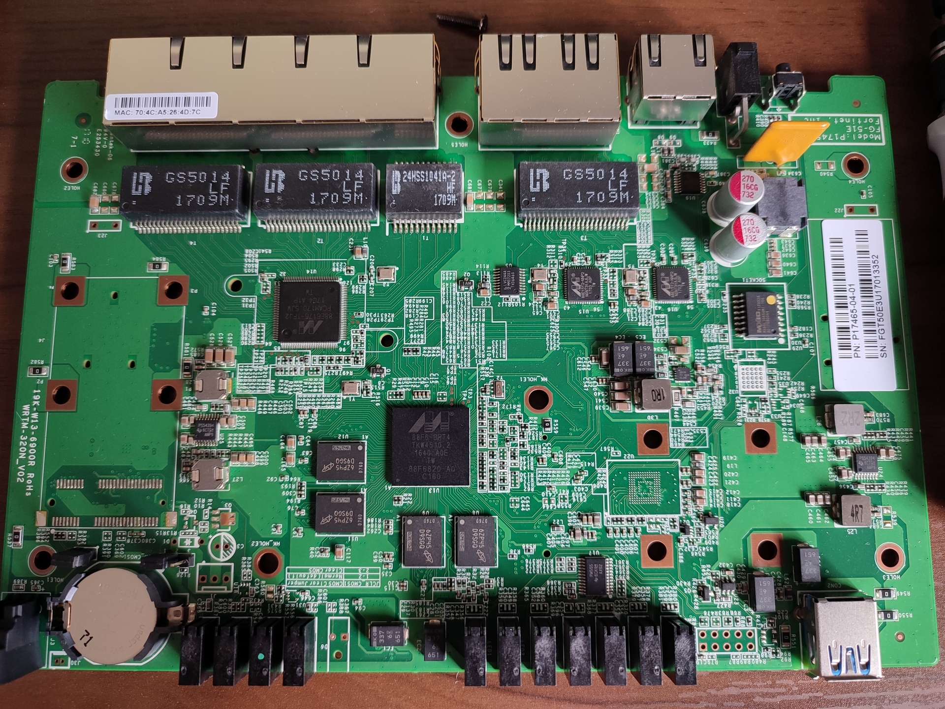 FortiGate-50E 2台セット (v6.2.17) ※HA構成可 FortiGate-50E 2台
