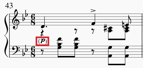 楽譜のかっこ 点字楽譜はじめました