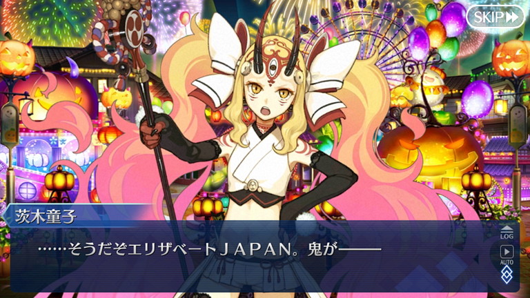 Fgoシナリオ 神秘の国のｏｎｉｌａｎｄ 鬼の王とカムイの黄金 第九話 鬼王エリザベートｊａｐａｎ 後 毎日更新 Line Walker ゲームプレイ日記