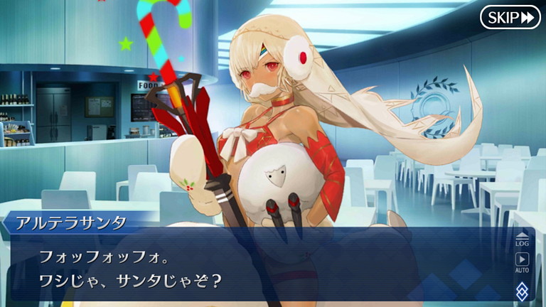 Fgo クリスマス18 ホーリー サンバ ナイト 雪降る遺跡と少女騎士 プロローグ サンタとサン 毎日更新 Line Walker ゲームプレイ日記
