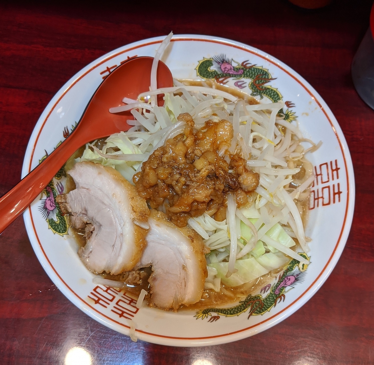 プチラーメン（脂マシ）　720円