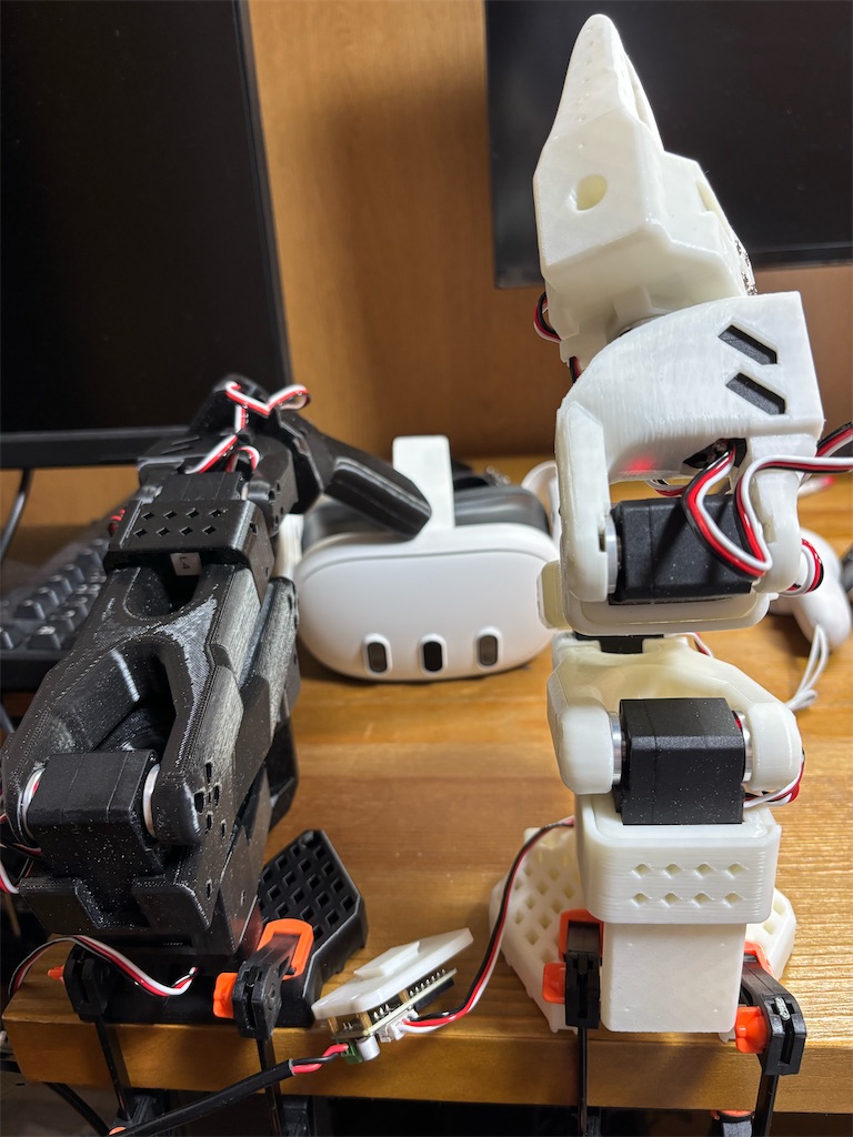 Robot arm teleoperation setup