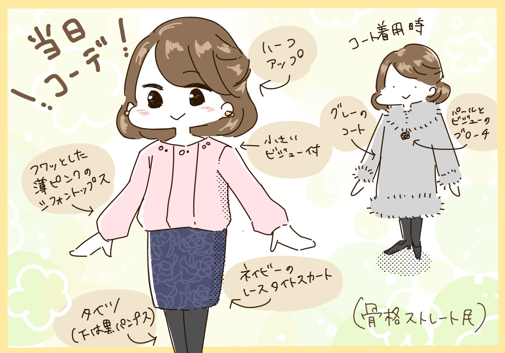 当日コーデ